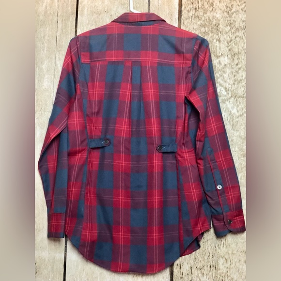 Fly Low red Brigitte Tech Flannel XS - Picture 4 of 8